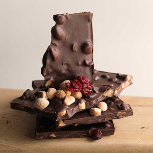 Macadamia & Cranberry with Dark Chocolate Brittle