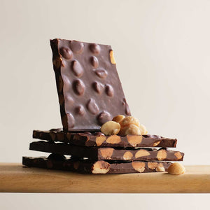 Macadamia with Dark Chocolate Brittle