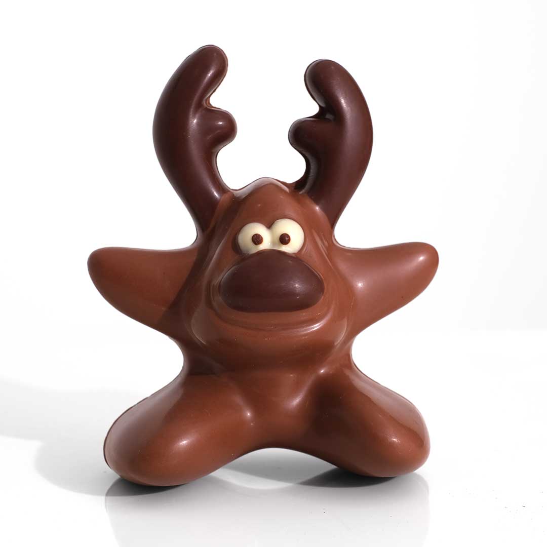 Chocolate Deer Figurine Xmas